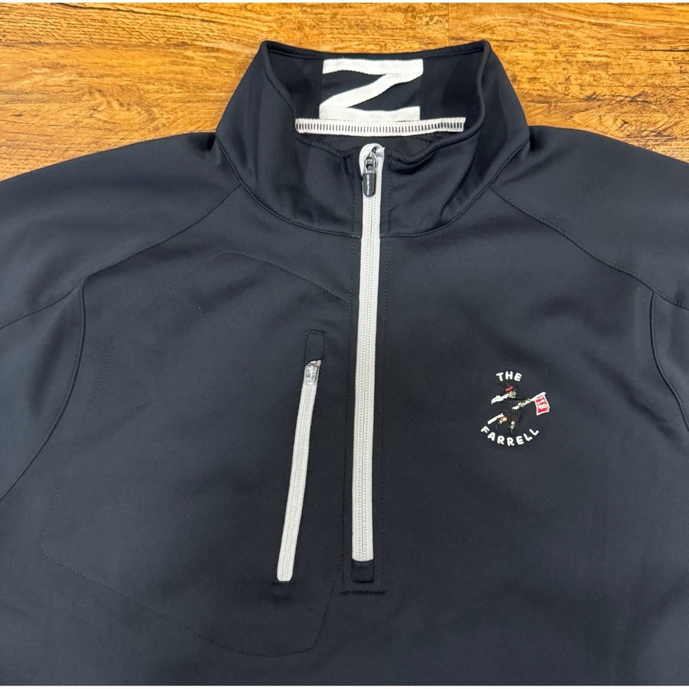 Zero Restriction Black Performance Golf Z500 1/4 Zip Sweatshirt‎ Sweater Men's M